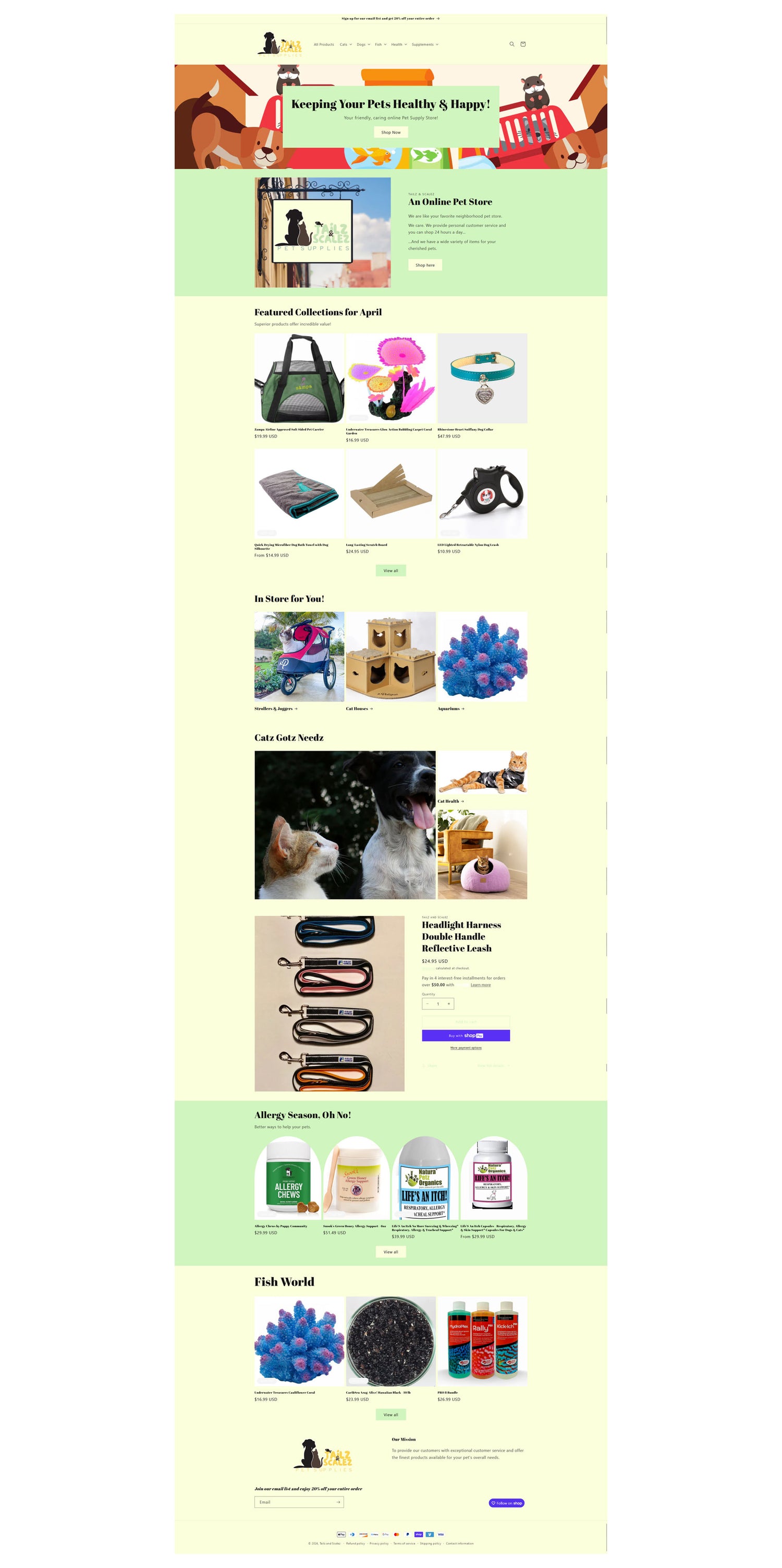 Tailz &amp; Scalez Pet Supplies