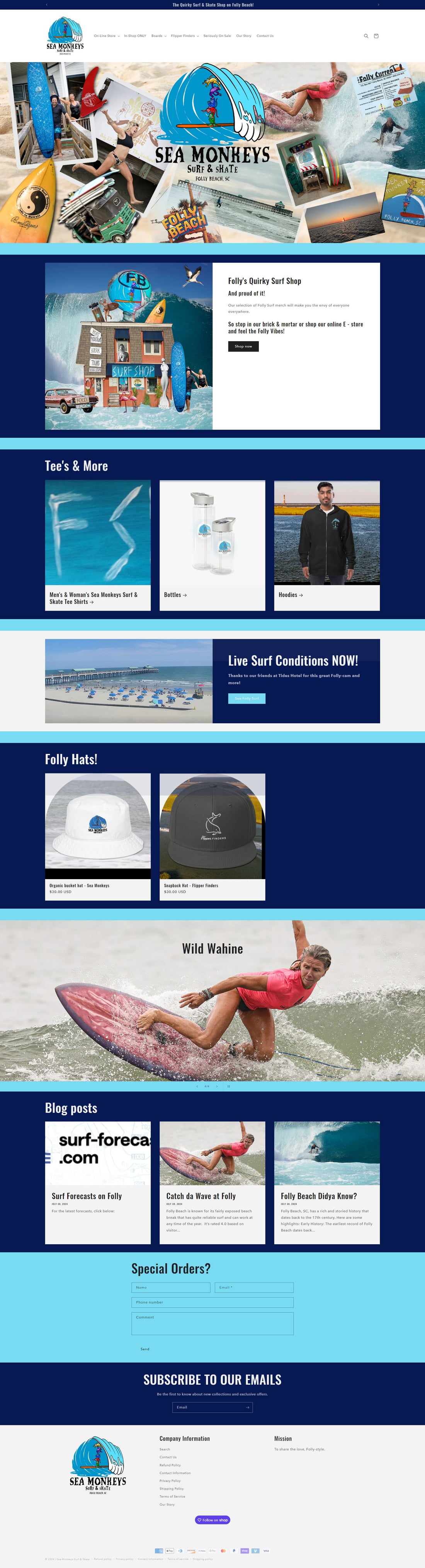 Sea Monkeys Surf &amp; Skate
