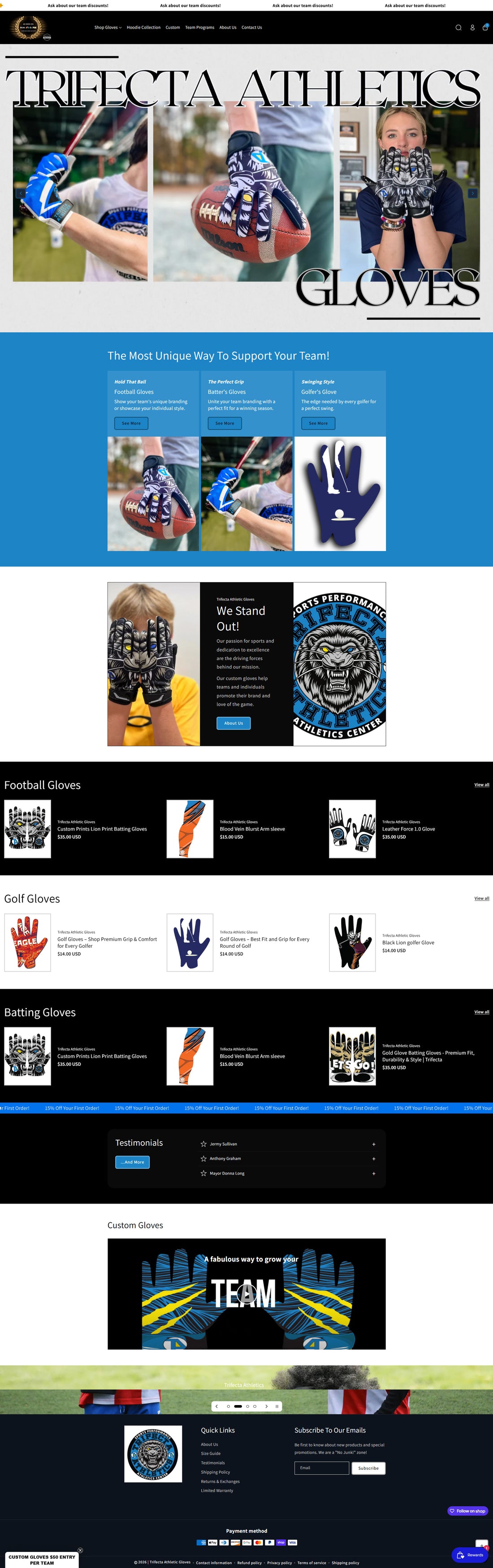 Trifecta Athletic Gloves